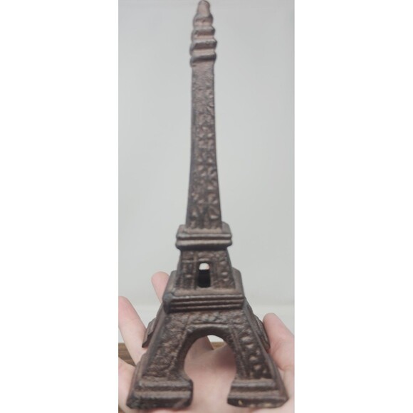 Cast Iron Eiffel Tower Architecture Home Décor French Style Decoration 8" - Picture 5 of 9